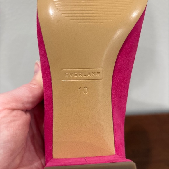 Everlane The Day Heel - Pink Suede, 10, NWOT - Picture 9 of 10
